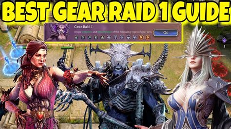 BEST Gear Raid 1 Guide Watcher Of Realms YouTube