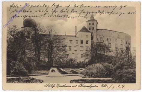 Ernstbrunn Schloss Mit Kr Nzelgarten Numismatik Schmuck Walkner