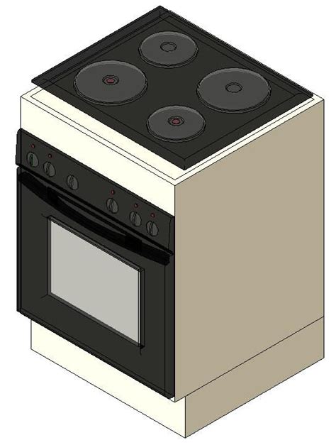 Electric Stove In Autocad Cad Library