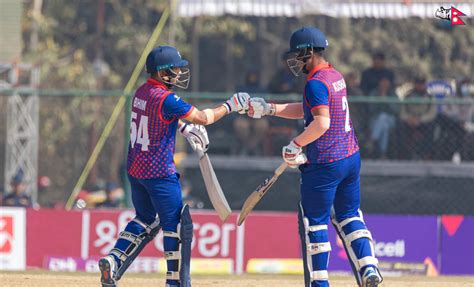 Nepal Vs Namibia Nepal Struggles With Wicket Loss In Opening Match