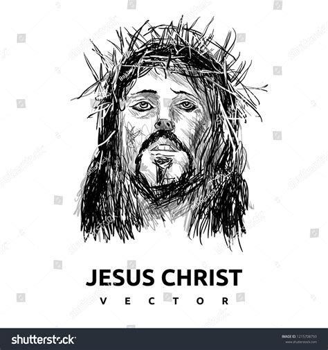 black JESUS CHRIST logo vector illustration, - Royalty Free Stock Vector 1215708793 - Avopix.com