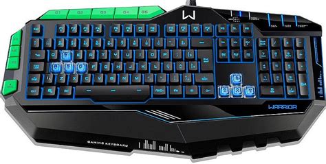 TECLADO GAMER MULTILASER WARRIOR 7 CORES TC199 Evolutek Informática