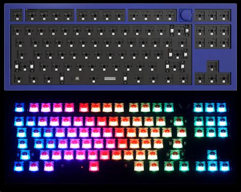 Keychron Q Knob Hot Swappable TKL RGB Gold Mechanical Keyboard K Pro Banana Q U Mwave