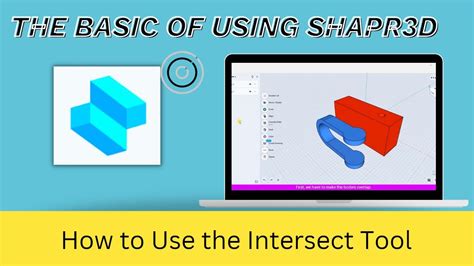 How To Use The Intersect Tool In Shapr3d YouTube