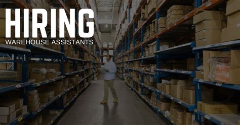 Warehouse Assistant Jobs Sts Technical Services