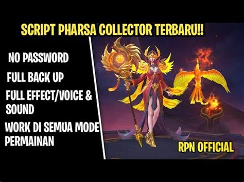 Script Pharsa Collektor No Password Full Effect Full Voice Full Sound