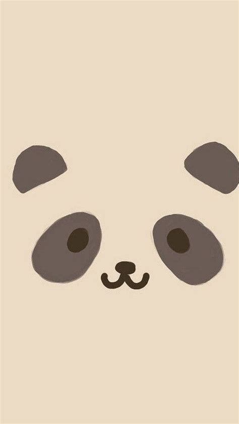 Aesthetic Panda Panda Face Minimalist Hd Phone Wallpaper Peakpx