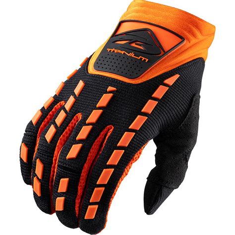 Gants Cross TITANIUM KENNY Noir Orange MOTO AXXE FR Gants Cross