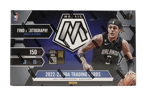 2022 23 Panini Mosaic Basketball Hobby Box DA Card World