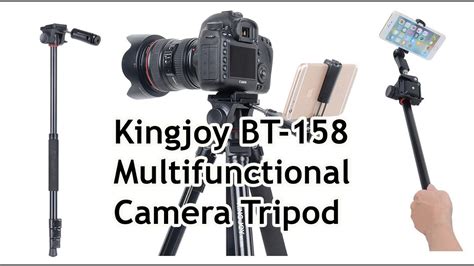 Kingjoy Bt Multifunctional Camera Tripod Monopod Selfie Stick