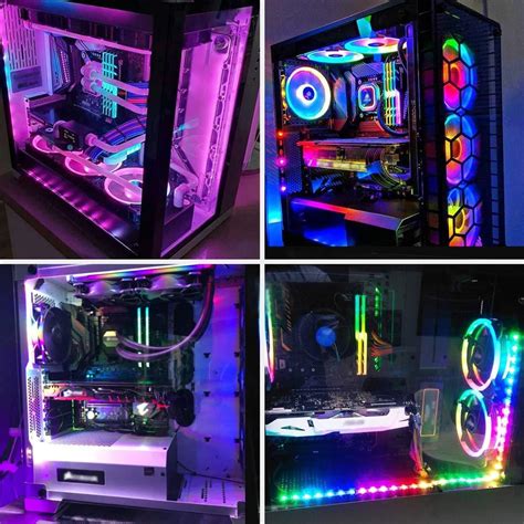 Led Strip RGB For PC Computer Case Decor Flexible waterproof DC 5V Desk Screen TV Background ...