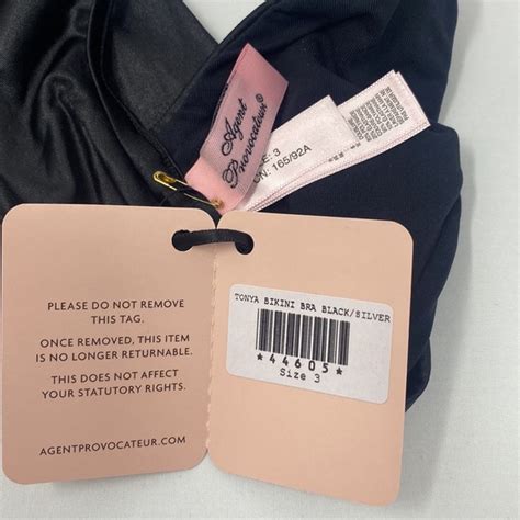 Agent Provocateur Swim Agent Provocateur Tonya Black Chains Bikini Set Nwt Poshmark