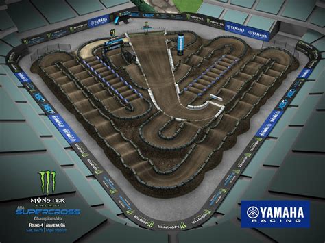 Yamaha Animated Track Map Anaheim Two Motocross Performance Magazine