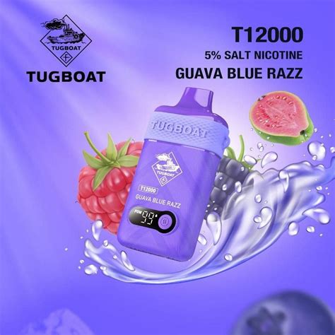 Buy Tugboat T Guava Blue Razz Disposable Vape From Aed With