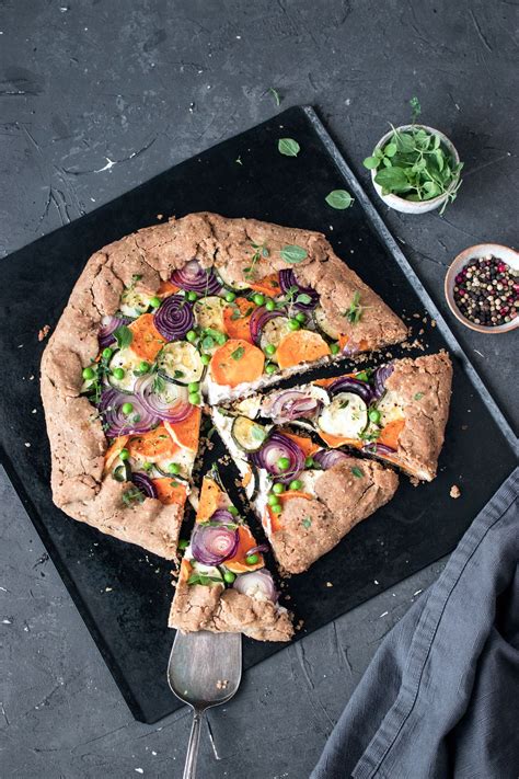 Herzhafte Galette Glutenfrei Und Vegan Rezept Herzhaft Leckere