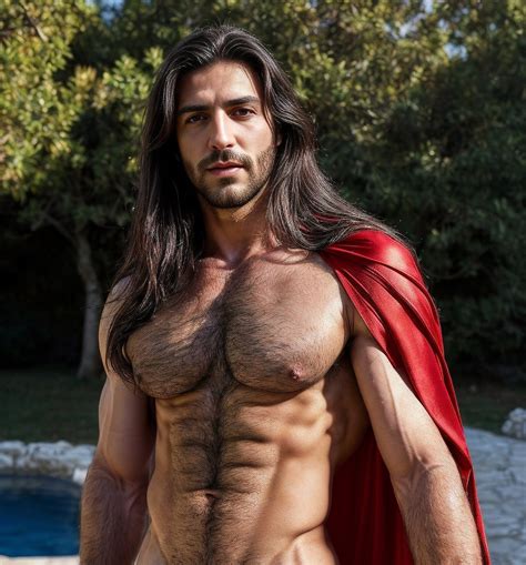 NSFW Ai Generated Naked Muscular Man Full Frontal Photo Poster No 145 Etsy