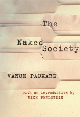 The Naked Society Book By Vance Packard