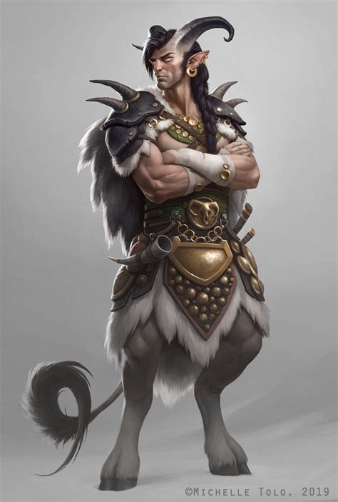 Faun Warrior Fantasy Fantasy Art