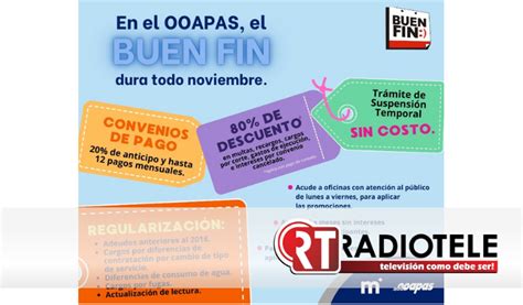 El Ooapas Se Suma Al Buen Fin Con Promociones Durante Todo Noviembre