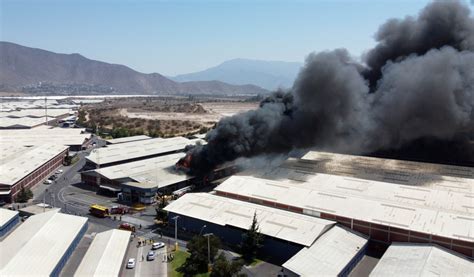 Así Se Ve El Incendio De Las Bodegas San Francisco Desde El Aire