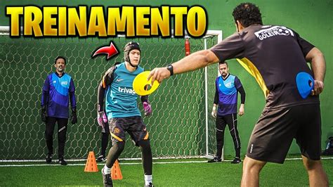 TREINAMENTO DE GOLEIRO PROFISSIONAL IGUAL DA EUROPA Reflexo YouTube