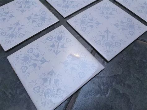 Azulejo Blanco Decorado Flor X Reposicion En Venta En Capital