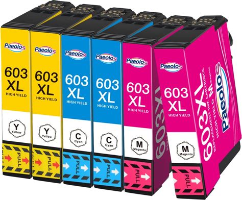 Paeolos Xl Cartucho De Tinta Compatible Con Epson Xl Para