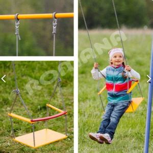 Детский спортивный комплекс для дачи ROMANA Богатырь плюс качели ...