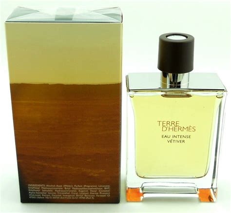 Terre D Hermes Eau Intense Vetiver Cologne By Hermes Edp Spray Ml