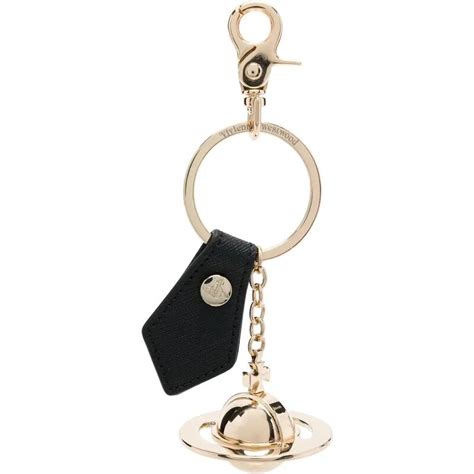 Vivienne Westwood Portachiavi Con Placca Orb Oro Stileo It