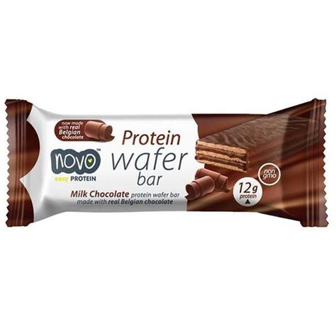 Novo Protein Bar Wafer Milk Chocolate 40g Healthland Co