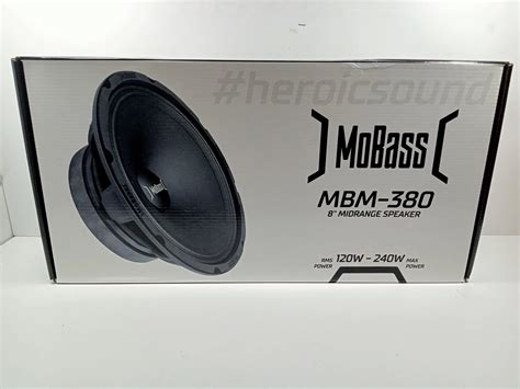 Mobass 20cm Midrange Mobass MBM 380 240w 120RMS Midrange