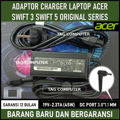 Jual Adaptor Charger Laptop Acer Swift Swift Original Series Kota