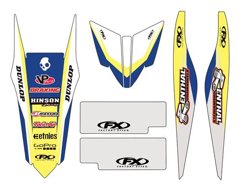 Factory Effex Trim Graphics Kit Husqvarna Tc Fc Te Fe Cc Cc