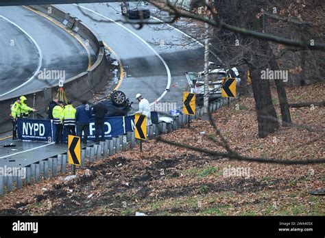 Queens New York Usa Januar 2024 Die Behörden Untersuchen Einen