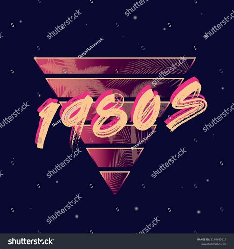 1980s Retro Neon Logo 80s Logo Stock Vector (Royalty Free) 2178685619 | Shutterstock