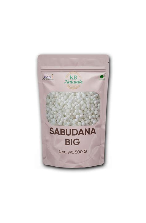 Kb Sago Seeds Sabudana Big Kb Naturals