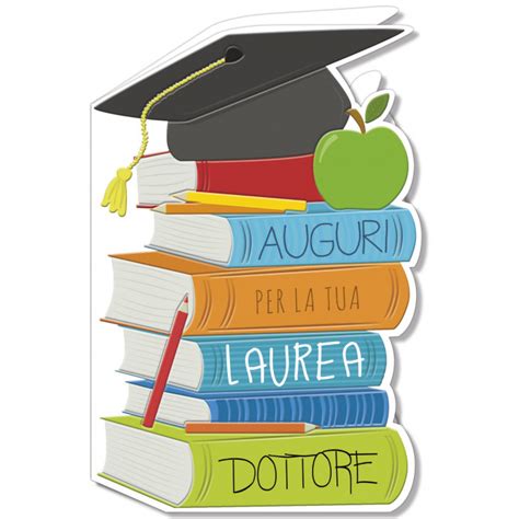 Biglietto Augurale Laurea X Fustella Dottore Dottoressa Cromo