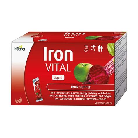 Hubner Iron Vital Liquid Sachets Coopers Of Stortford