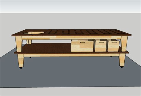 Big Green Egg Table — Taylor Jarson Designs