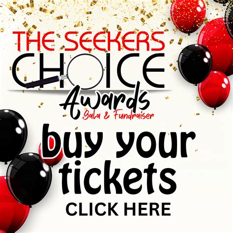 Seekers Choice Award - standing room, awards portion only - no meal