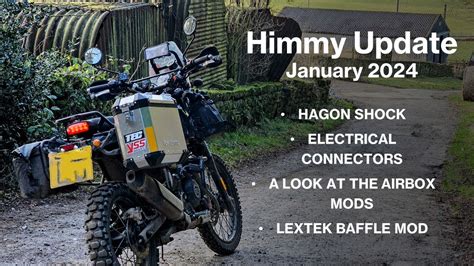 RE Himalayan 01 24 Update Hagon Shock Airbox Mods Electrical