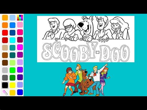 Scooby Doo Coloring Pages Velma