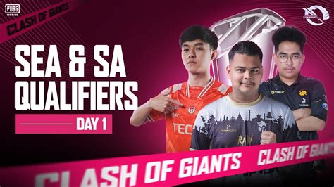 Id Pubg Mobile Ruthless Clash Of Giants Season Sea Sa Qualifiers