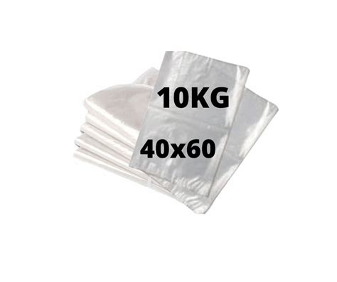 SACO PLASTICO TRANSPARENTE 10kg 100 Embalagens Curitiba Loja