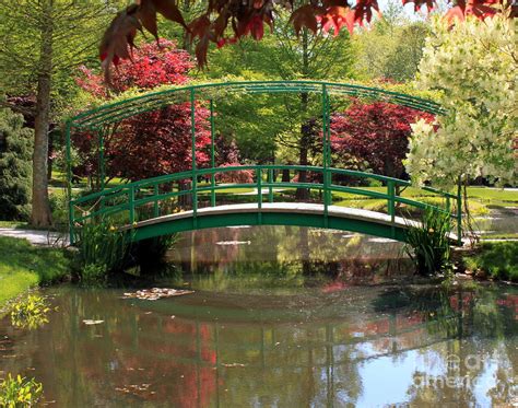 Monet Bridge - Gibbs Gardens Georgia Photograph by Charlene Cox