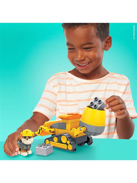 Paw Patrol Mega Bloks Paw Patrol Rubble S City Construction Truck