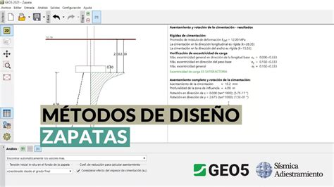 Métodos de diseño para cimentaciones superficiales en GEO5 YouTube