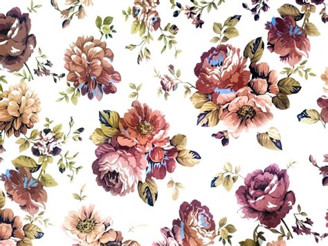 Vintage Floral Texture Background - Openclipart