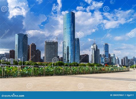 Daytime Shot of the City Skyline Stock Image - Image of business ...